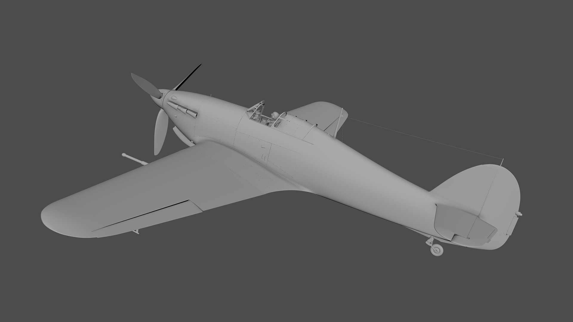 Hurricane - 3D model